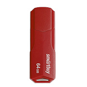 Флэш накопитель USB 64 Гб Smart Buy CLUE (red)