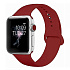 Ремешок - ApW Sport Band Apple Watch 38/40/41 mm силикон на кнопке (L) (red)