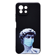 Чехол-накладка - SC185 для "Xiaomi Mi 11 Lite/Mi 11 Lite 5G/11 Lite 5G NE" (015) (black)