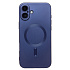 Чехол-накладка - SM020 Matte SafeMag для "Apple iPhone 16 Plus" (dark blue) (234703)
