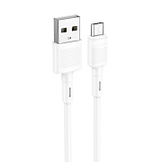 Кабель USB - micro USB Hoco X83 12W 100см 2,4A  (white)
