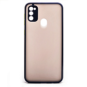 Чехол-накладка - PC041 для "Samsung SM-M215 Galaxy M21/SM-M307 Galaxy M30s" (dark blue/black)