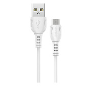 Кабель USB - micro USB Borofone BX51 12W 100см 2,4A  (white)