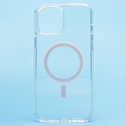 Чехол-накладка - SM006 SafeMag для "Apple iPhone 12 Pro Max" (прозрачный)