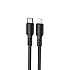Кабель Type-C - Apple lightning Borofone BX116 Certain PD 27W 100см 3A  (black)