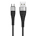 Кабель USB - micro USB Borofone BX32 Munificent 12W 100см 2,4A  (black)