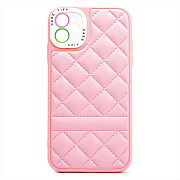 Чехол-накладка - SC318 экокожа для "Apple iPhone 11" (light pink)