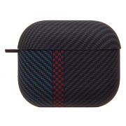 Чехол Luxo Creative для "Apple AirPods (3-го поколения)" (120) (black/blue) (231015)