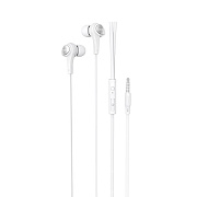 Проводные наушники с микрофоном внутриканальные Hoco M66 Passion Jack 3,5  (white)