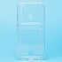 Чехол-накладка - SC276 с картхолдером для "Xiaomi Redmi Note 8/Redmi Note 8 2021" (transparent) (210444)