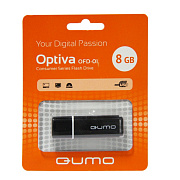 Флэш накопитель USB  8 Гб Qumo Optiva OFD-01 (black)