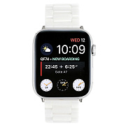 Ремешок - ApW30 Apple Watch 42/44/45/49 mm акриловый (white)