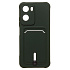 Чехол-накладка - SC304 с картхолдером для "Xiaomi Redmi 15A 5G" (dark green)