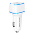 Адаптер Автомобильный Borofone BZ14 Max 2USB/5V/2.4A (white)