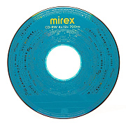 Компакт-диск Mirex CD-RW 700 Мб (white)