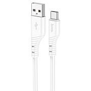 Кабель USB - Type-C Hoco X97 Crystal  100см 3A  (white)