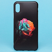 Чехол-накладка - SC185 для "Apple iPhone XR" (005) (black/red)