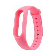 Ремешок - WB13 Xiaomi Mi Band 2 силикон на кнопке (регулируемый) (pink)