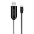 Кабель USB - Apple lightning Hoco U29 10W 100см 2A  (white)