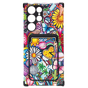 Чехол-накладка - SC284 с картхолдером для "Samsung SM-S908 Galaxy S22 Ultra" (008) (multicolor)
