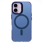 Чехол-накладка - SM025 SafeMag для "Apple iPhone 16" (blue)
