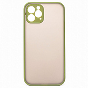 Чехол-накладка - PC041 для "Apple iPhone 12 Pro Max" (green/black)