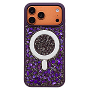 Чехол-накладка - PC098 POSH SHINE SafeMag для "Apple iPhone 17 Pro Max/18 Pro Max" (purple)