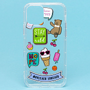 Чехол-накладка - SC196 для "Apple iPhone 12 Pro Max" (005) (прозрачный)