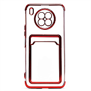 Чехол-накладка - SC305 с картхолдером для "Honor 50 Lite/nova 8i" (red)