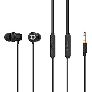 Проводные наушники с микрофоном внутриканальные Celebrat D5 Jack 3,5  (black)