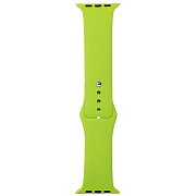 Ремешок - ApW Sport Band Apple Watch 42/44/45/49 mm силикон на кнопке (L) (green)