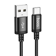 Кабель USB - Type-C Hoco X91 Radiance PD  300см 3A  (black)