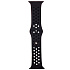 Ремешок - ApW Sport N Apple Watch 42/44/45/49 mm силикон на кнопке (S) (black)