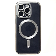 Чехол-накладка - SM027 SafeMag для "Apple iPhone 16 Pro" (silver)