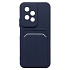 Чехол-накладка - SC337 с картхолдером для "Honor 200 lite" (dark blue) (232714)