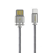 Кабель USB - Type-C Remax RC-064a Dominator 10,5W 100см 2,1A  (silver)