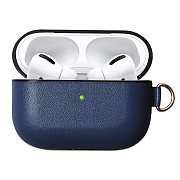 Чехол - Leather для кейса "Apple AirPods Pro" (green) натур.кожа