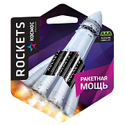 Батарейка AAA Космос LR03 (4-BL) premium ROCKETS (4/48/576)