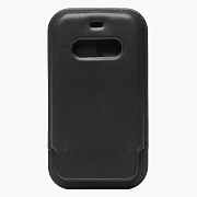 Чехол-конверт - SM001 кожаный SafeMag для "Apple iPhone 12 Pro Max" (black)