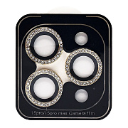 Защитное стекло для камеры - СG04 для "Apple iPhone 15 Pro/15 Pro Max" (gold)