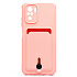 Чехол-накладка - SC304 с картхолдером для "Xiaomi Redmi Note 10/Redmi Note 10S" (light pink) (208778)