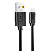Кабель USB - Type-C Borofone BX55 18W 100см 3A  (black)