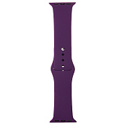Ремешок - ApW Sport Band Apple Watch 42/44/45/49 mm силикон на кнопке (L) (purple)