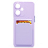 Чехол-накладка - SC337 с картхолдером для "OPPO A59 5G (2023)" (light violet) (228837)