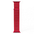 Ремешок - ApW22 Apple Watch 42/44/45/49 mm спорт текстиль липучка (red)