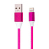 Кабель USB - Apple lightning Kurato RORI-L220 12,5W 100см 2,5A  (rainbow/white)