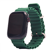 Ремешок - ApW26 Ocean Band Apple Watch 38/40/41 mm силикон (green)