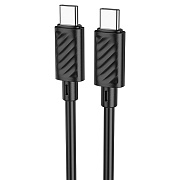 Кабель Type-C - Type-C Hoco X88 60W 100см 3A  (black)