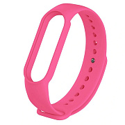 Ремешок - WB13 Xiaomi Mi Band 5/Mi Band 6 силикон на кнопке (регулируемый) (pink)