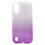 Чехол-накладка - SC097 Gradient для "Samsung SM-A015 Galaxy A01" (purple/silver)